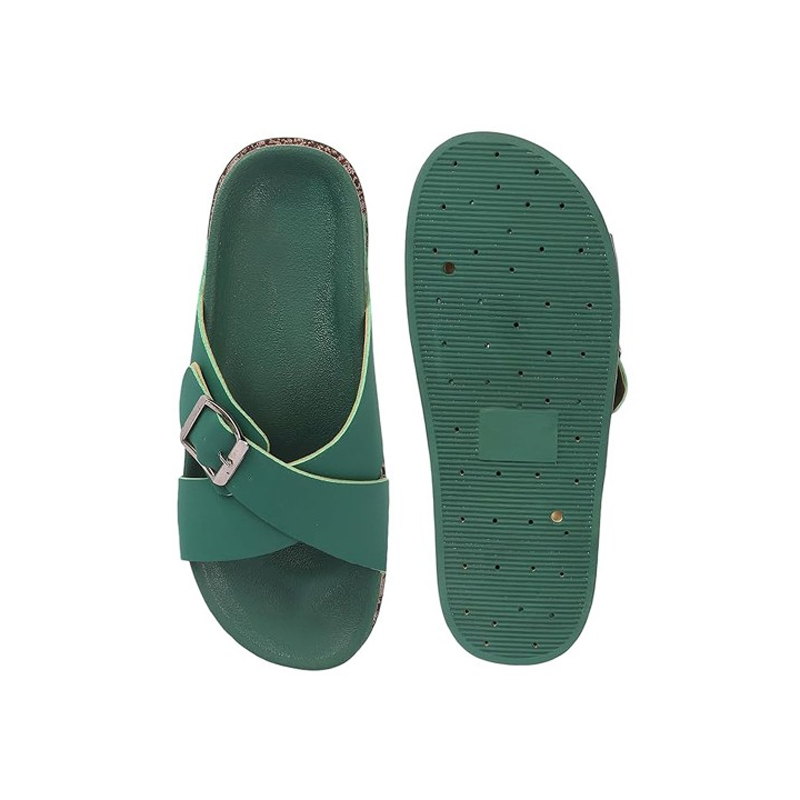 Women Solid Sliders