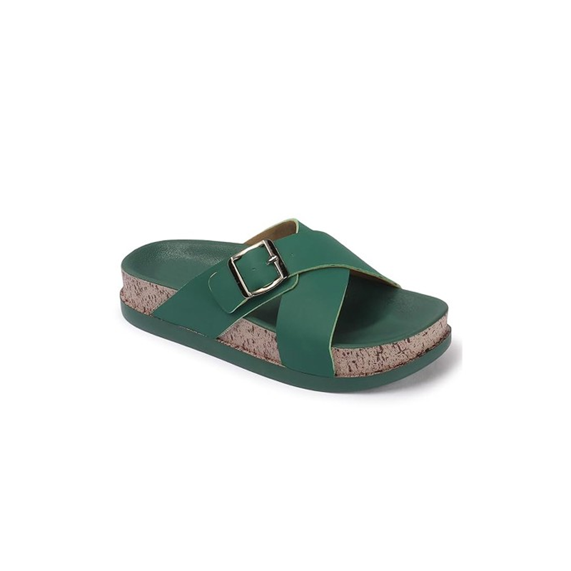 Women Solid Sliders